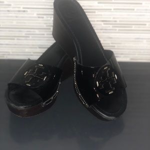 Tory Burch Patty Wedge Sandal Size 8 M